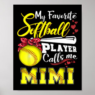 Poster Meu Softwar Favorito Me Chama Mãe De Mimi Tee