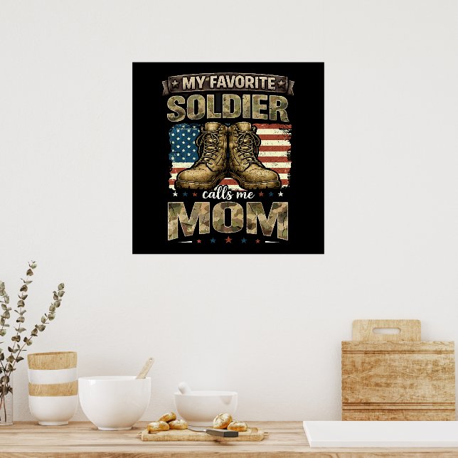 Poster Meu soldado favorito me chama de mãe (Cozinha)