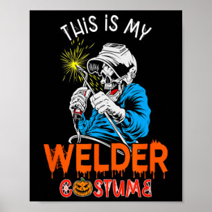 Poster Meu Soldador Figurino Halloween Horreen Ferramenta