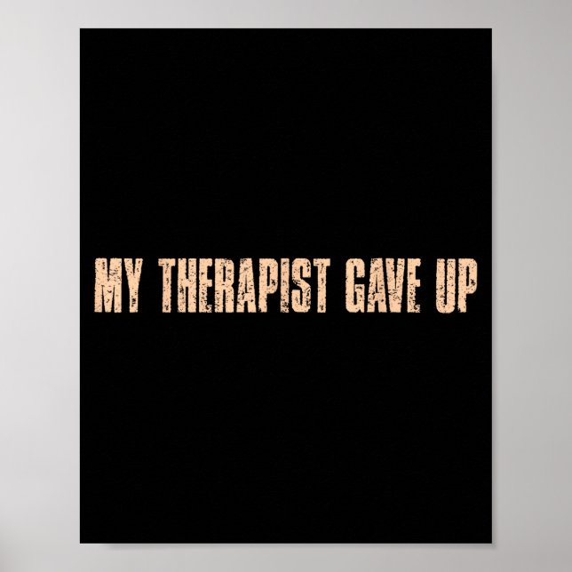 Poster Meu Terapeuta Desistiu 4 (Frente)
