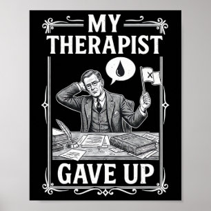 Poster Meu Terapeuta Desistiu Psicologia de Saúde Mental