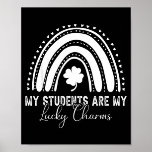 Poster Meus Alunos São Meus Amuletos da Sorte Professor S