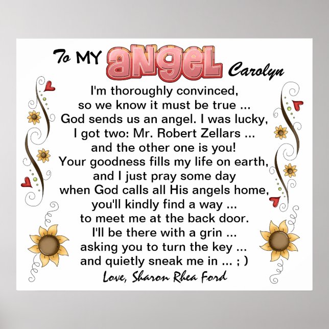 Pôster Meus Anjos Guardiães por SRF (Frente)