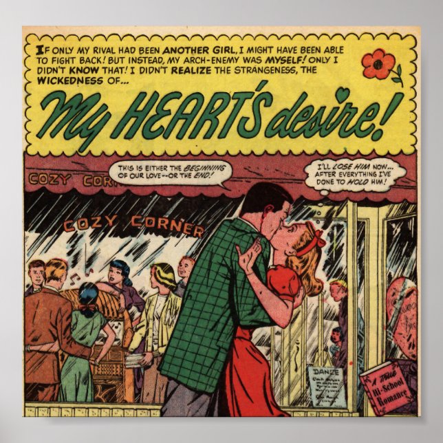 Pôster Meus Corações Desejam (Frente)