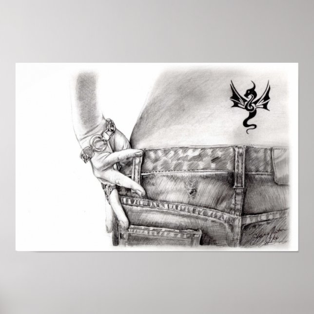 Poster Meus Jeans Favoritos (Frente)