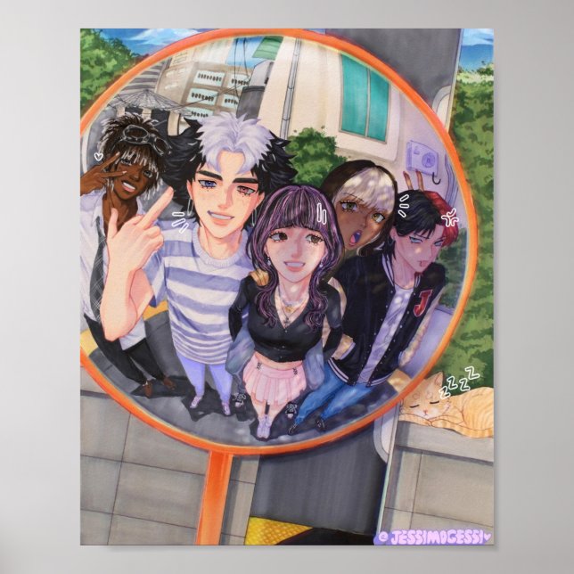 Poster Meus OCs! (Frente)