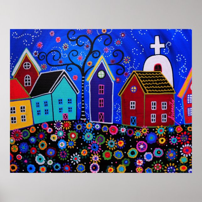 PÔSTER MEXICAN PUEBLO II PRISARTS PINTURANDO (Frente)