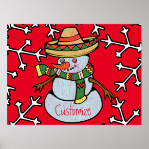 Poster Mexican Sombrero Santa Thunder_Cove