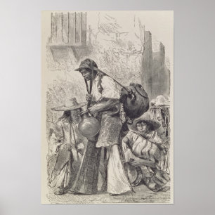 Pôster Mexican Water-Carrier