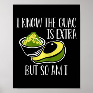 Poster Mexicano Guacamole Avocado Cinco De Mayo