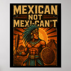 Poster Mexicano não mexicano - não pode vender Cinco de M