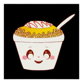 Pôster Mexicano Street Esvery Corn In A Cup Glossy Poster