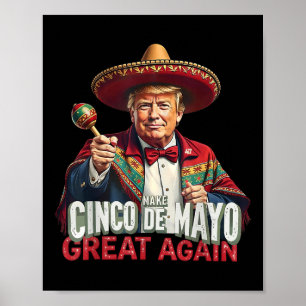 Poster Mexicano Torne Excelente Cinco De Mayo Novamente E
