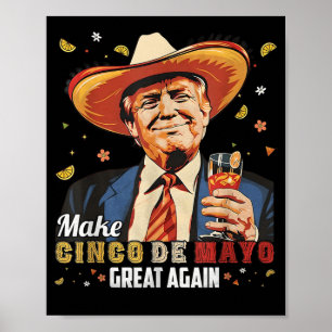 Poster Mexicano Torne O Excelente Cinco De Mayo Mais Engr