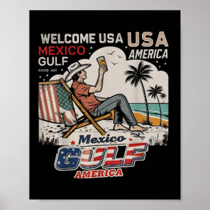 Poster México, América do Golfo Estados Unidos, América F