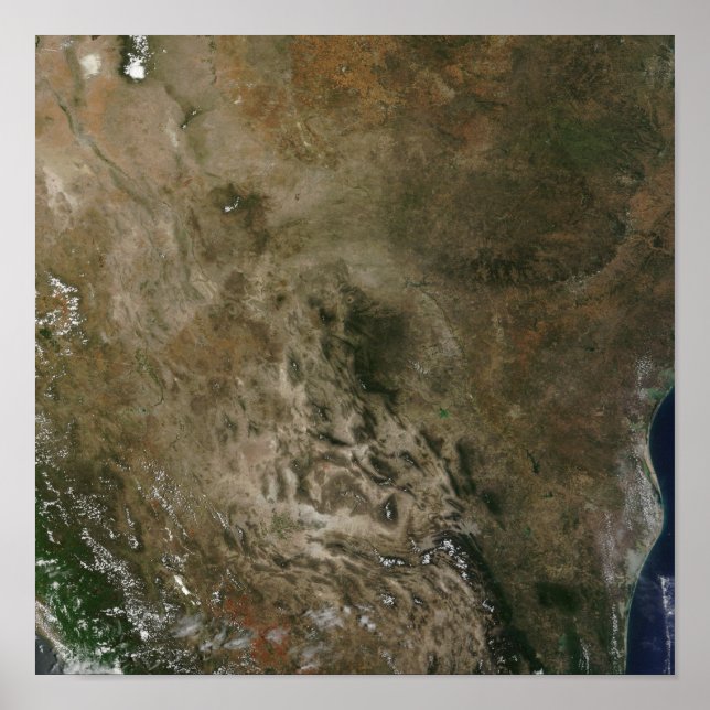 Pôster Mexico and the southwestern United States (Frente)