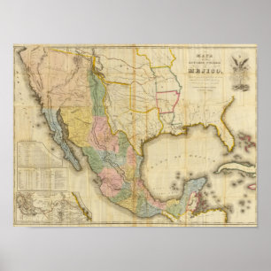 Pôster México e Estados Unidos
