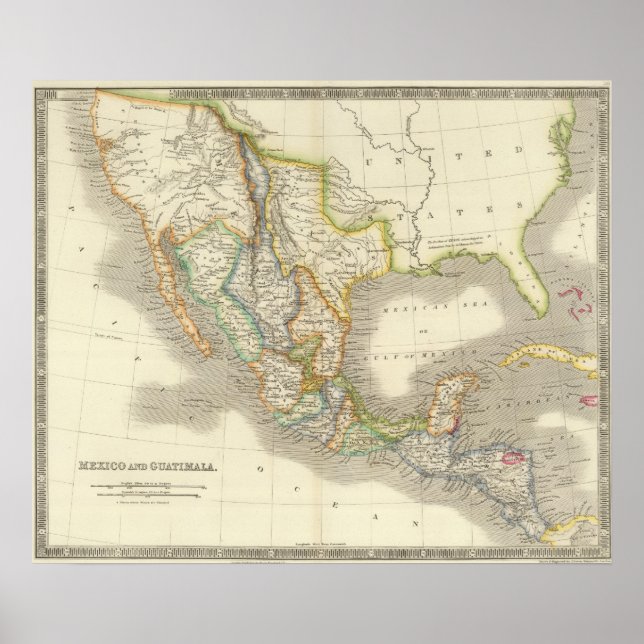 Pôster México e Guatamala (Frente)