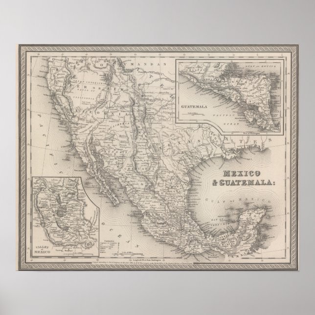 Pôster México e Guatemala (Frente)