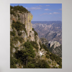 Poster México, estado de Chihuahua, Canyon de cobre. O