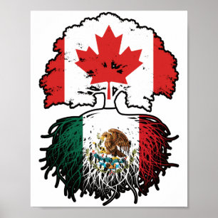 Poster México, México, Canadá, Canadá, Sinalizador de Raí