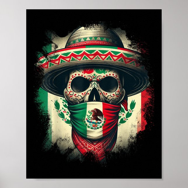Poster México México Cinco de Mayo Tijuana Pride Mexicano (Frente)