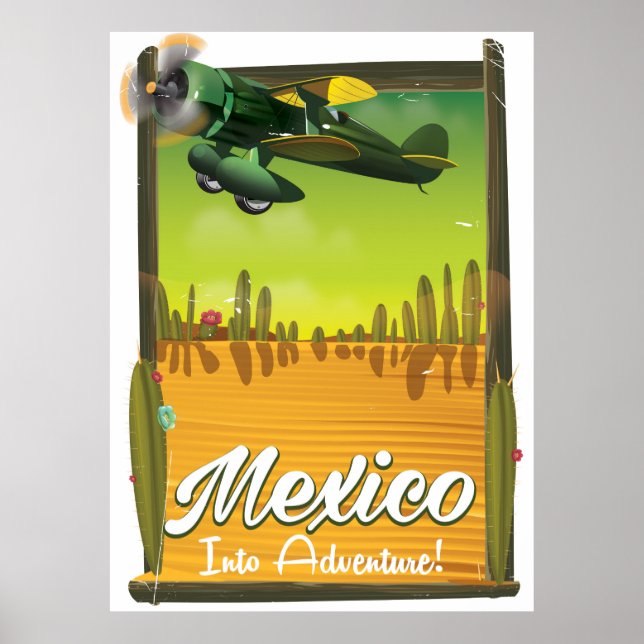 Pôster México na aventura! (Frente)