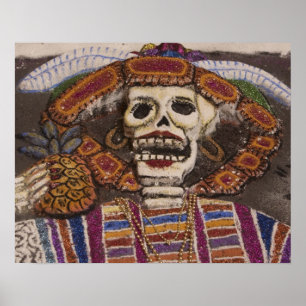 Poster México, Oaxaca. Tapeçaria de areia (tapete de aren