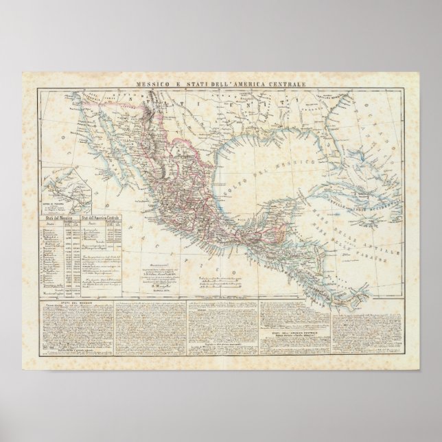 Pôster México, Panamá, América Central (Frente)
