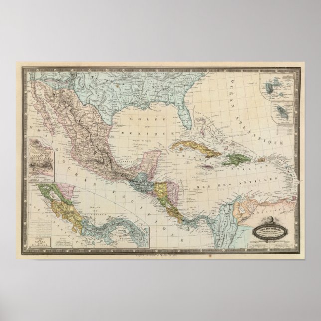Poster México, Panamá, América Central (Frente)