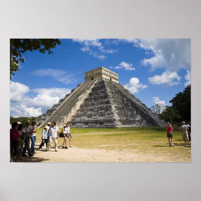 Poster México, Quintana Roo, perto de Cancun, Chichen 4 (Frente)