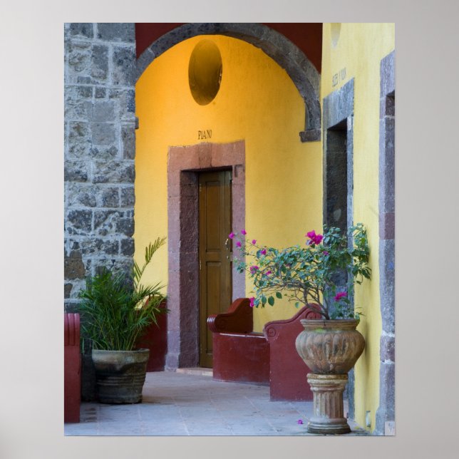 Poster Mexico, San Miguel de Allende, Archway entrance (Frente)