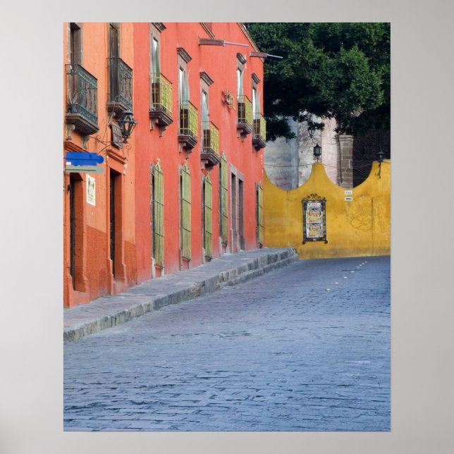 Pôster México, San Miguel de Allende, Homens ao longo (Frente)