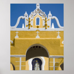 Pôster México, Yucatan, Izamal. O Convento Franciscano