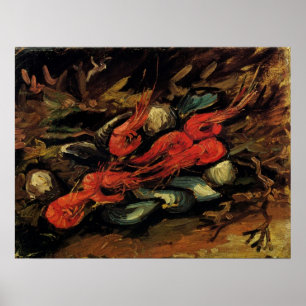 Poster Mexilhões e Camarões por Vincent van Gogh