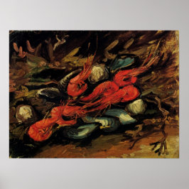Poster Mexilhões e Camarões por Vincent van Gogh