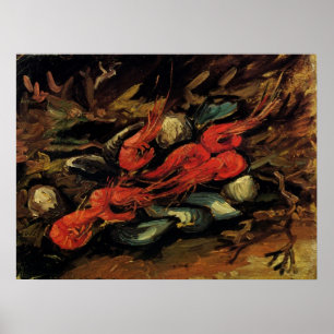 Poster Mexilhões e Camarões por Vincent van Gogh