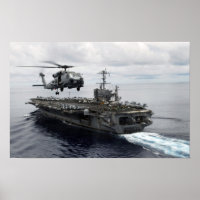 MH-60R Sea Hawk expulsa o USS John C Stênis