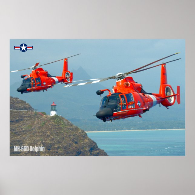 POSTER MH-65D DOLPHIN (Frente)