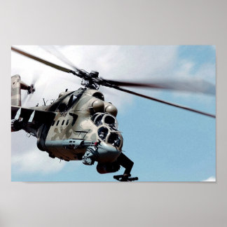 Pôster MI-24 Hind