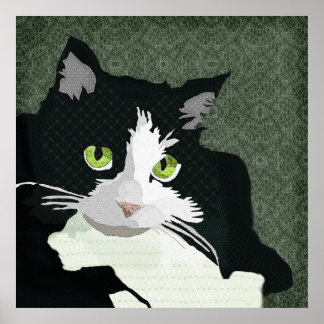 Pôster Mia Art Green Canvas