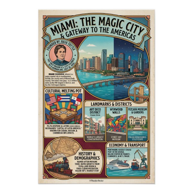Pôster Miami (Frente)