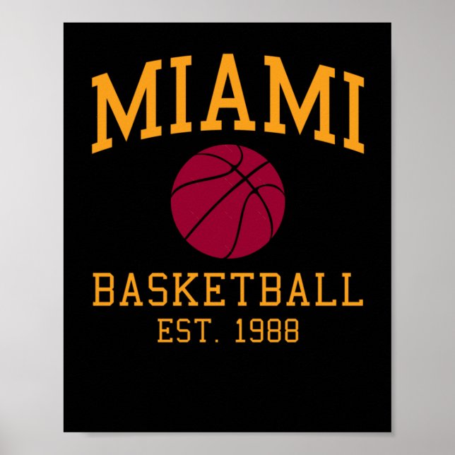 Poster Miami Basball (Frente)