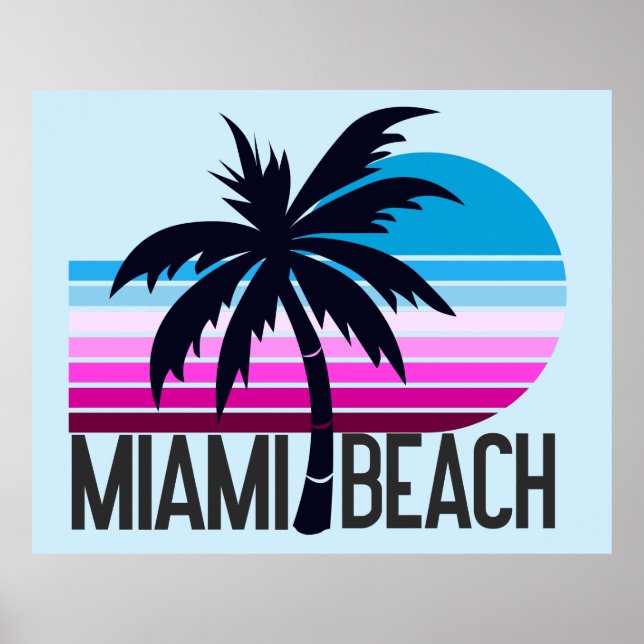 Poster Miami Beach (Frente)