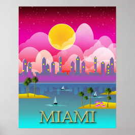 Poster Miami Beach Flórida