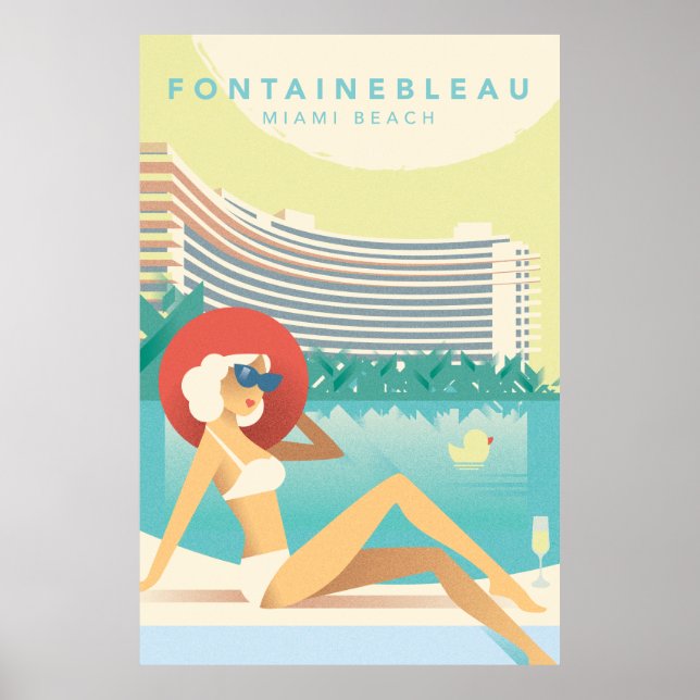 Pôster Miami Beach | Fontainbleau (Frente)