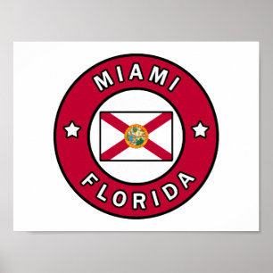 Poster Miami Florida