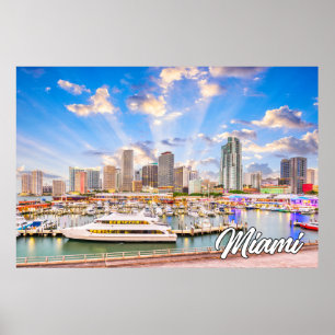 Poster Miami, Florida, Estados Unidos