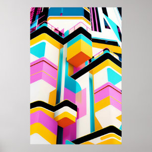 Poster Miami Nice 1980 Ken Gage Retrowave