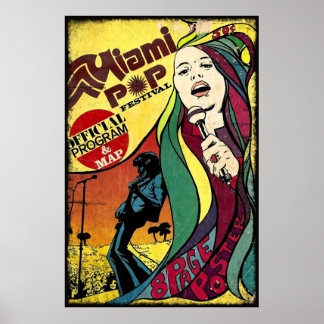 POSTER MIAMI POP FESTIVAL CLASSIC